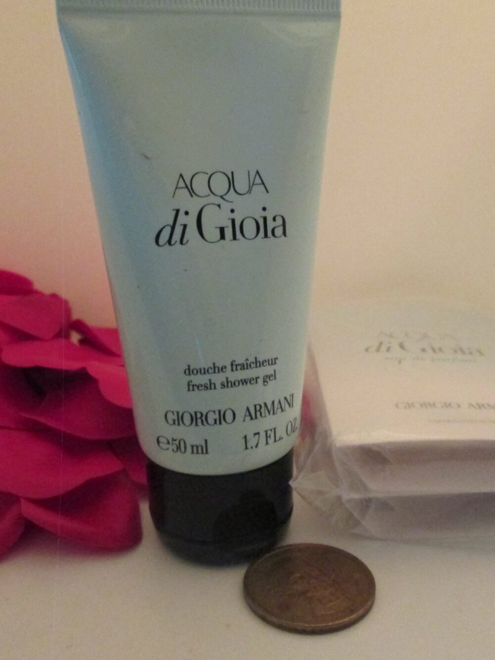 Giorgio Armani Acqua Di Gioia SHOWER GEL PLUS 2 samples